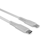 Lindy 0.5m USB-C to Lightning Cable - Charge iPhone & iPad (White) Lindy