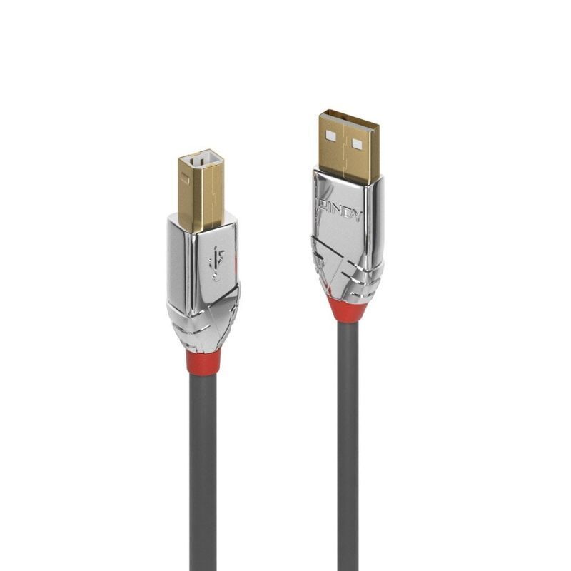 Cromo Line USB 2.0 A to B Cable - Premium Printer & Device Cable Lindy