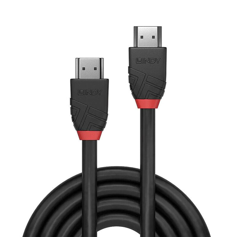Lindy 0.5m 8K HDMI 2.1 Cable (Black Line) - High Speed Lindy