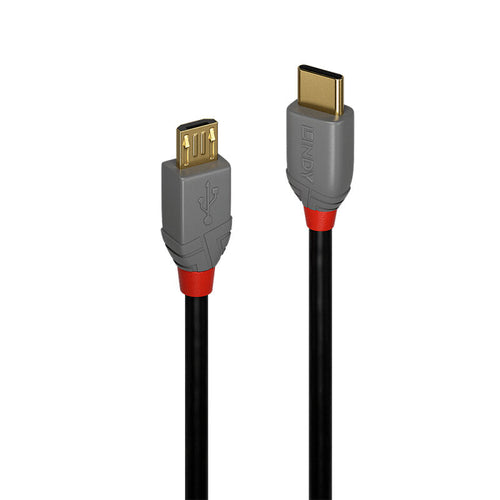 Anthra Line Pro USB C to Micro B Cable - High Performance Data Lindy