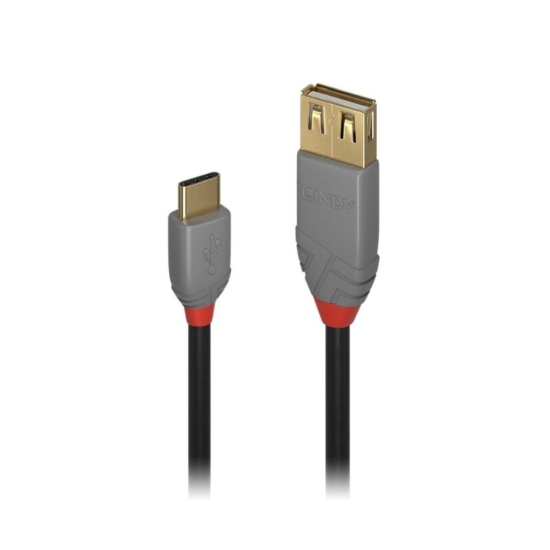 Lindy USB-C to USB-A Adapter Cable - Short 0.15m Lindy