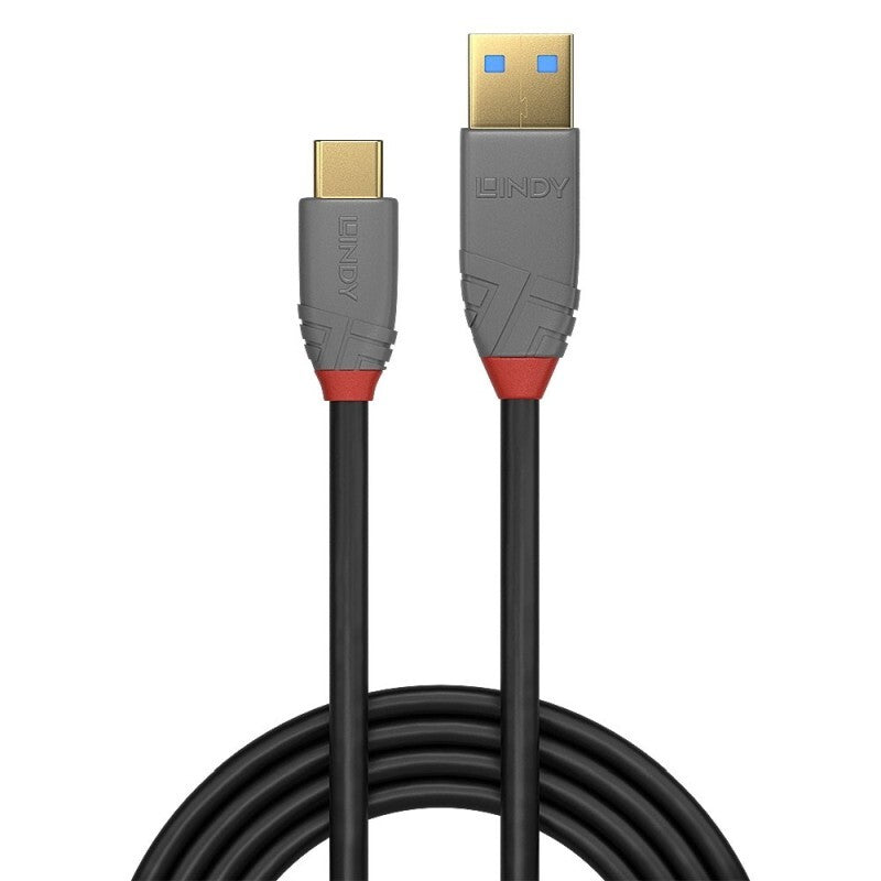 Lindy Anthra Line USB-C Cable | 5A Fast Charge & Data Lindy