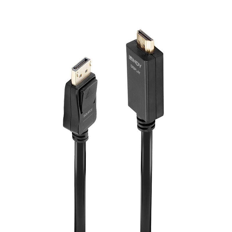 Lindy 0.5m DisplayPort to HDMI Cable - Connect PC to TV Lindy