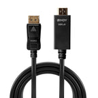 Lindy 0.5m DisplayPort to HDMI Cable - Connect PC to TV Lindy