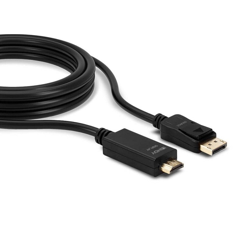 Lindy DisplayPort to HDMI Cable - 4K UHD Video Adapter Lindy