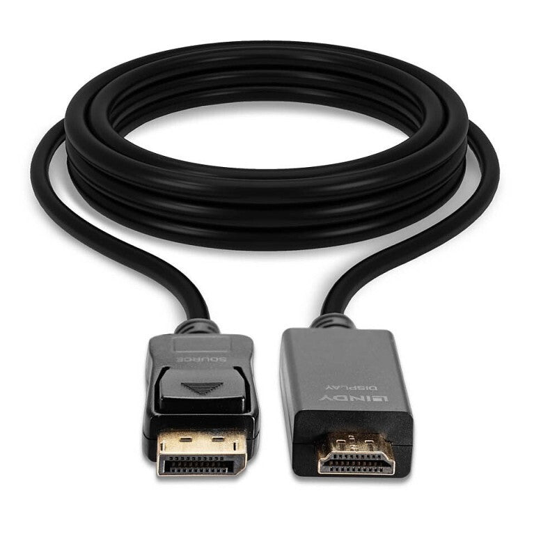 Lindy DisplayPort to HDMI Cable - 4K UHD Video Adapter Lindy