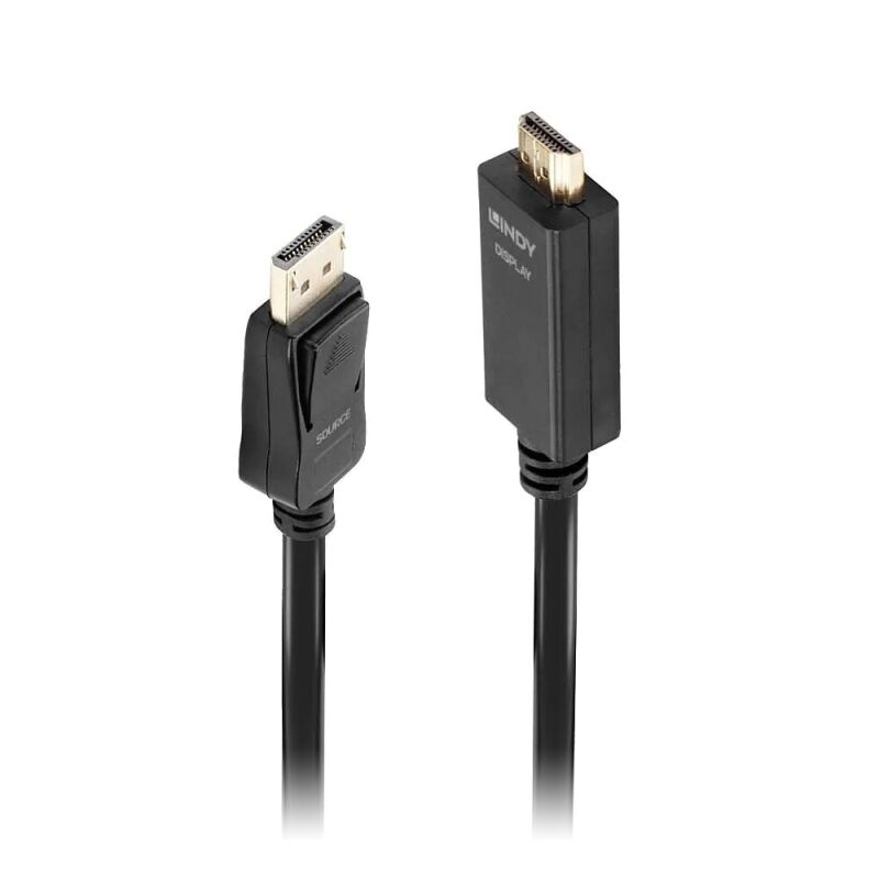 Lindy DisplayPort to HDMI Cable - 4K UHD Video Adapter Lindy