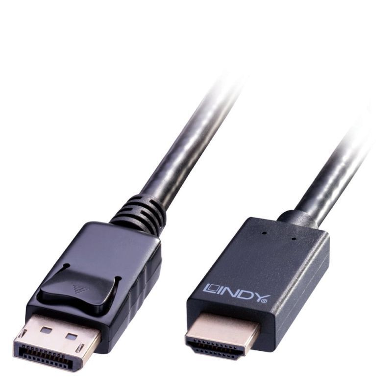 DisplayPort to HDMI 4K Cable - Connect PC to Ultra HD Monitor & TV Lindy