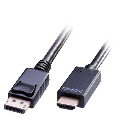 4K DisplayPort to HDMI Cable - Connect PC to Monitor/TV Lindy