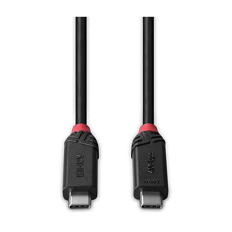 Lindy USB4 240W USB-C Cable (2m) | Super Fast Charging & Data Lindy