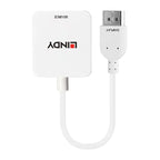 HDMI DVI to DisplayPort Converter with Audio - Compact Unit Lindy