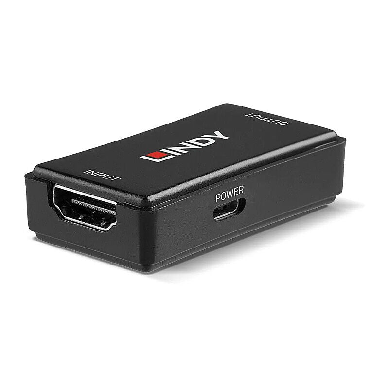 Lindy 4K HDMI 2.0 Repeater - Boost Signal Up to 40m Lindy