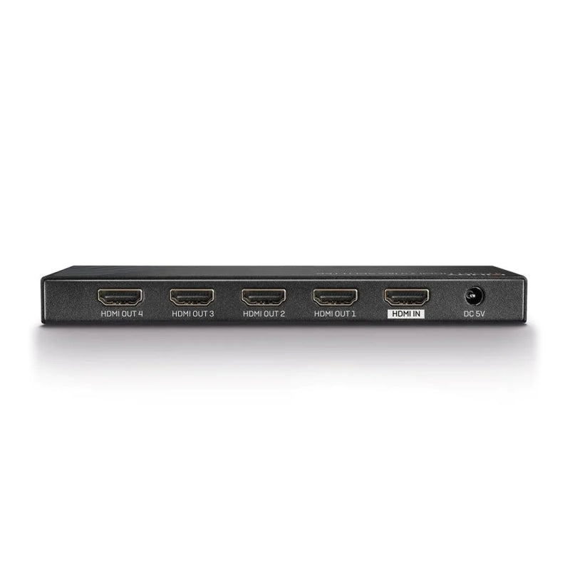Lindy 4 Port 4K HDMI 2.0 Splitter | Connect 1 to 4 Displays Lindy