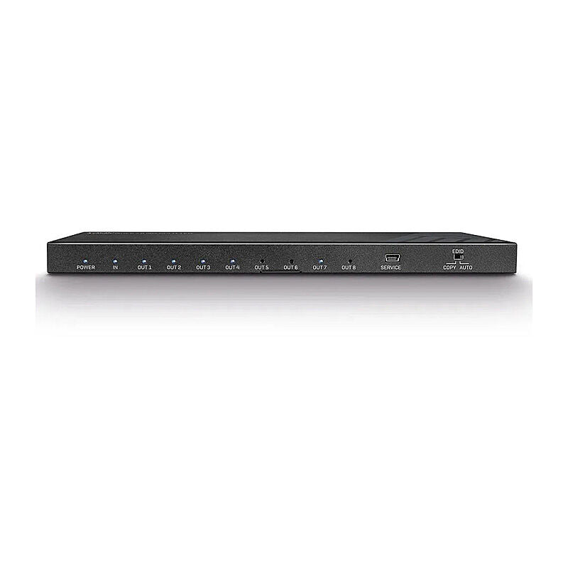 Lindy 8 Port HDMI 2.0 Splitter | 4K 60Hz | Distribute 1 to 8 Displays Lindy