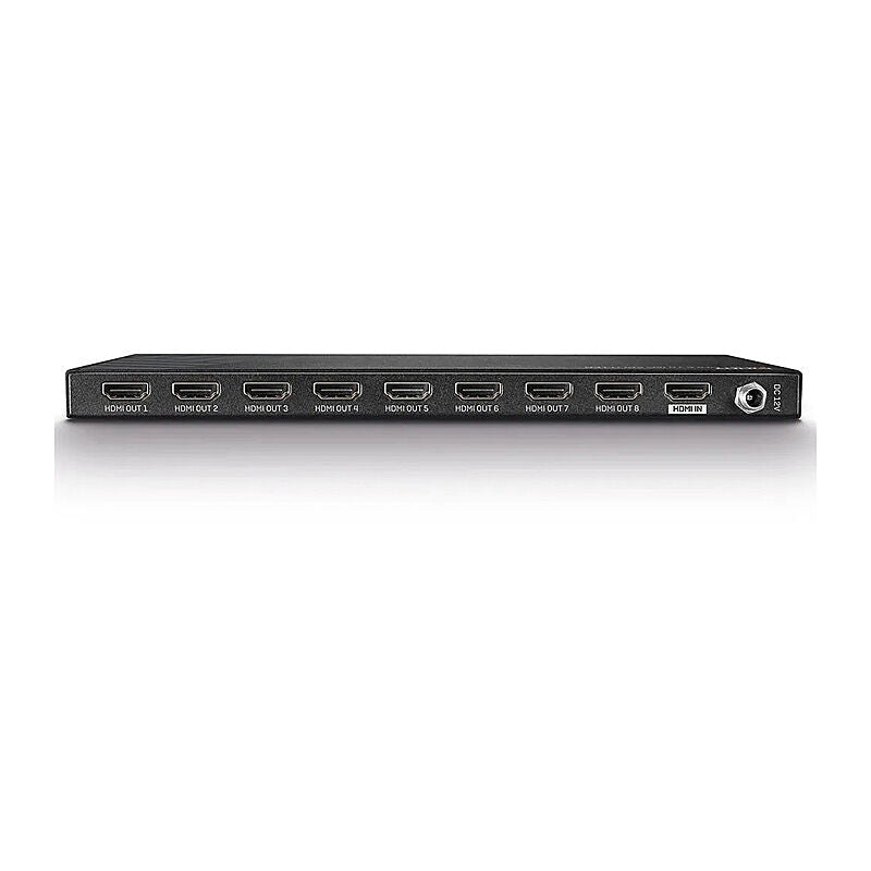 Lindy 8 Port HDMI 2.0 Splitter | 4K 60Hz | Distribute 1 to 8 Displays Lindy