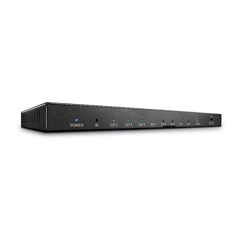 Lindy 8 Port HDMI 2.0 Splitter | 4K 60Hz | Distribute 1 to 8 Displays Lindy