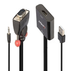 Lindy VGA & Audio to HDMI Converter - Connect Old PCs to HDMI Displays Lindy