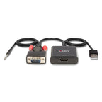 Lindy VGA & Audio to HDMI Converter - Connect Old PCs to HDMI Displays Lindy