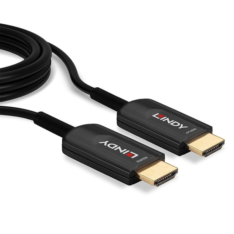 Hybrid Fiber Optic HDMI Cable - 8K 4K 120Hz Long Distance Lindy