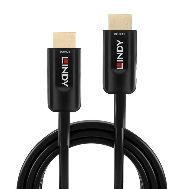 Hybrid Fiber Optic HDMI Cable - 8K 4K 120Hz Long Distance Lindy