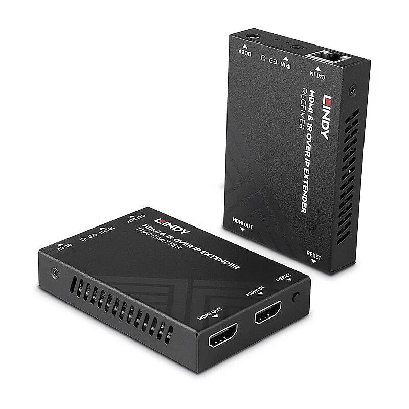 Lindy HDMI & IR over IP Extender Kit - Tx & Rx Included Lindy