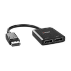 Lindy DisplayPort MST Hub - Connect 2 Monitors Easily Lindy