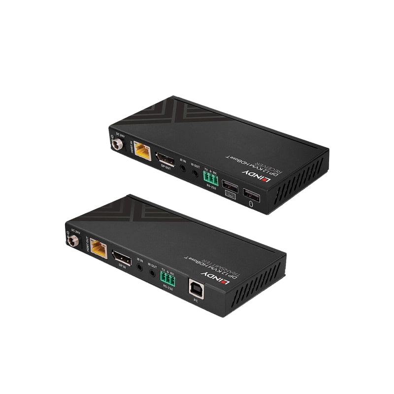 DisplayPort 1.2 KVM Extender 150m HDBaseT with USB, IR & RS-232 Lindy