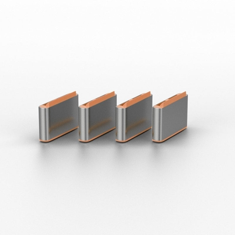 Orange USB-C Port Blockers (10 Pack) - Secure Your Devices Lindy