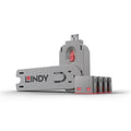 USB Port Blocker Kit - Secure 4-Pack with 1 Key Lindy