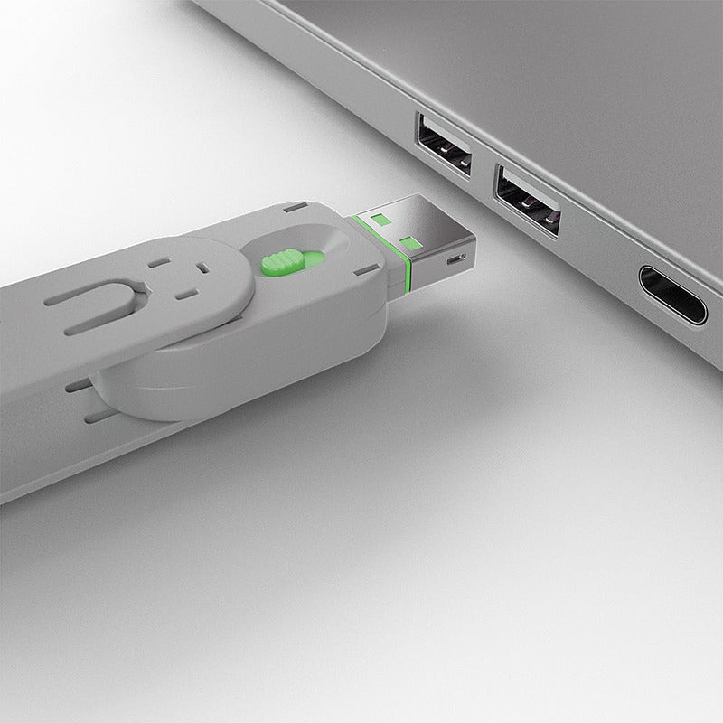 Lindy USB-A Port Blocker Key - White Security Device Lindy