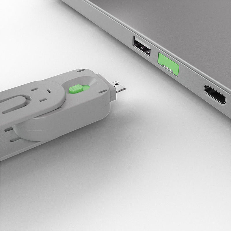 Lindy USB-A Port Blocker Key - White Security Device Lindy
