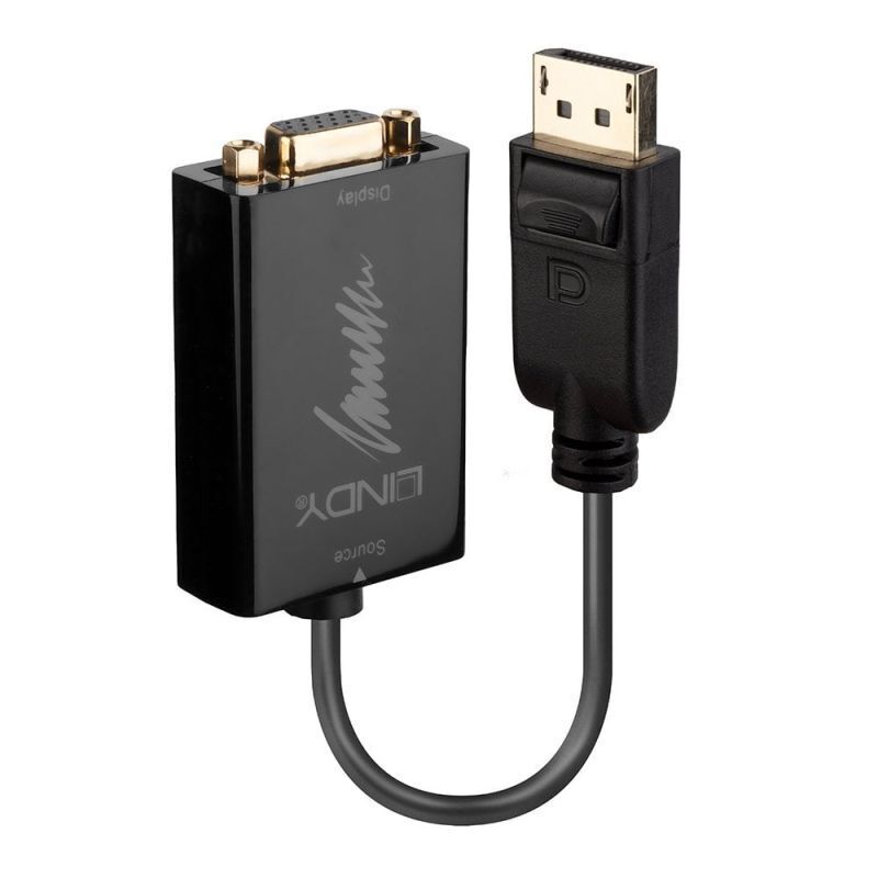 LINDY DisplayPort to VGA Adapter - Connect DP to VGA Displays Lindy