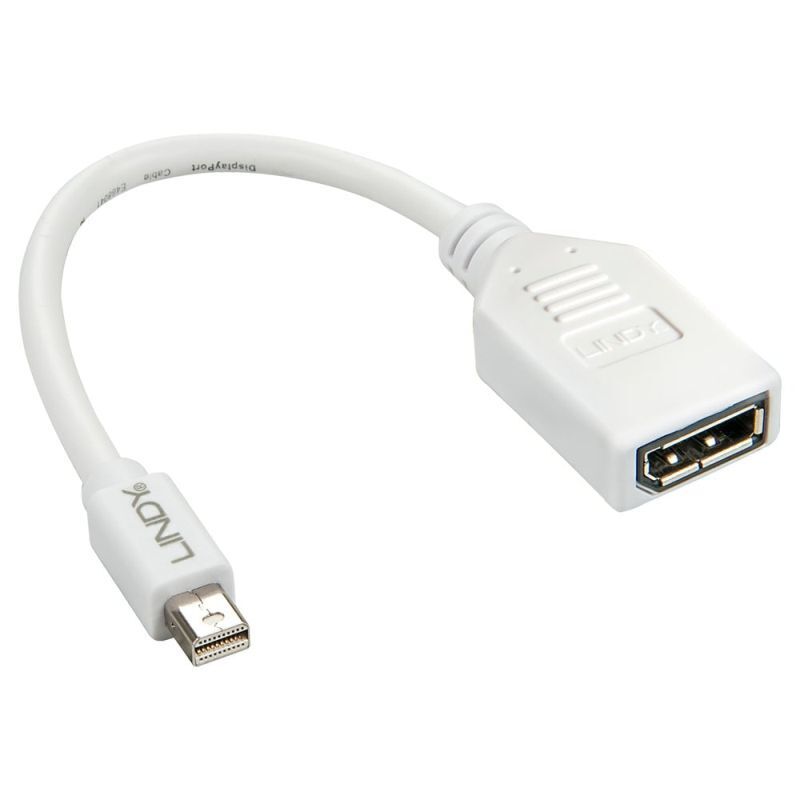 LINDY Mini DisplayPort to DisplayPort Adapter for PC & Laptop Lindy