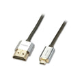 CROMO Slim High-Speed HDMI to Micro HDMI Cable with Ethernet Lindy