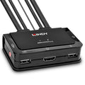 Lindy 2-Port HDMI KVM Switch: Control 2 PCs with 1 Keyboard & Mouse Lindy