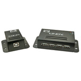 Lindy 50m CAT6 USB 2.0 Extender with 4-Port Hub