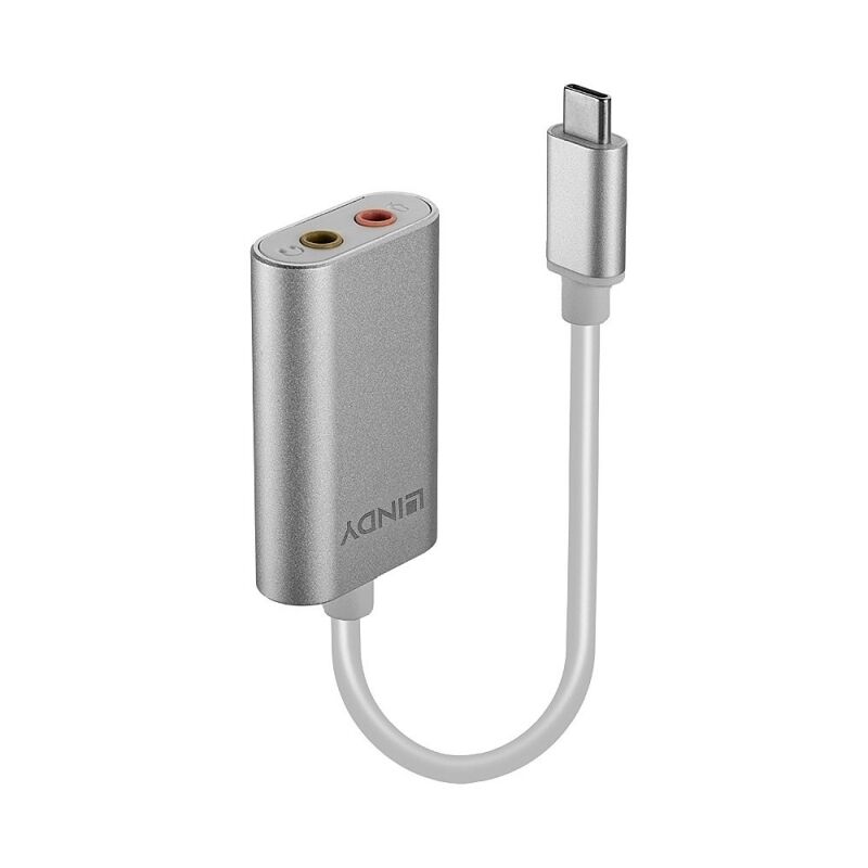 LINDY USB C to 3.5mm Audio Adapter for Laptop, Tablet & Ultrabook Lindy