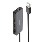 4 Port USB 2.0 Hub - USB Port Expander for PC & Laptop Lindy