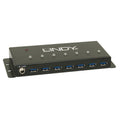 LINDY Industrial 7 Port USB 3.0 Hub - Rugged & Reliable Lindy
