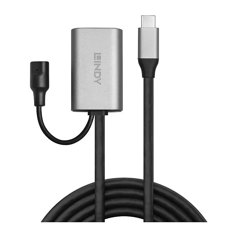 Lindy 5m USB C Active Extension Cable - Type C to C (USB 3.2 Gen 1) Lindy