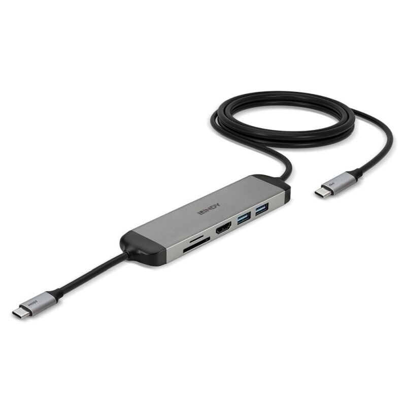 DST-Micro 140 Portable USB-C Travel Docking Station Lindy