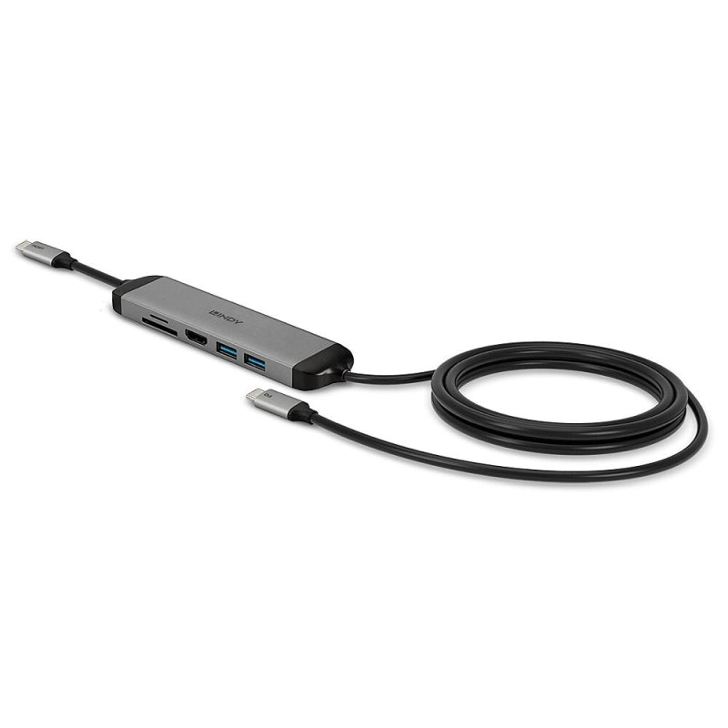 DST-Micro 140 Portable USB-C Travel Docking Station Lindy