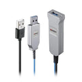 Lindy 30m Fibre Optic USB 3.0 Cable - High-Speed Long Distance Extension Lindy