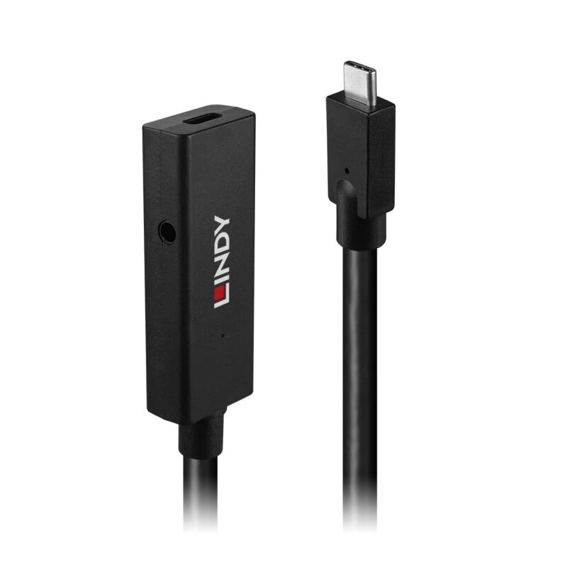 5m USB-C to USB-C Active Extension Cable - USB 3.2 Gen 2 (10Gbps) Lindy