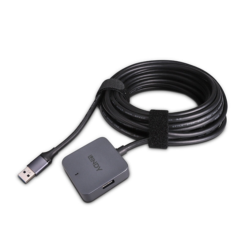 Lindy 5m USB 3.0 4-Port Hub | Long Cable USB Extender Lindy