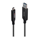 Lindy 25m USB-C Fibre Optic Cable - USB 3.2 Gen 1 A to C