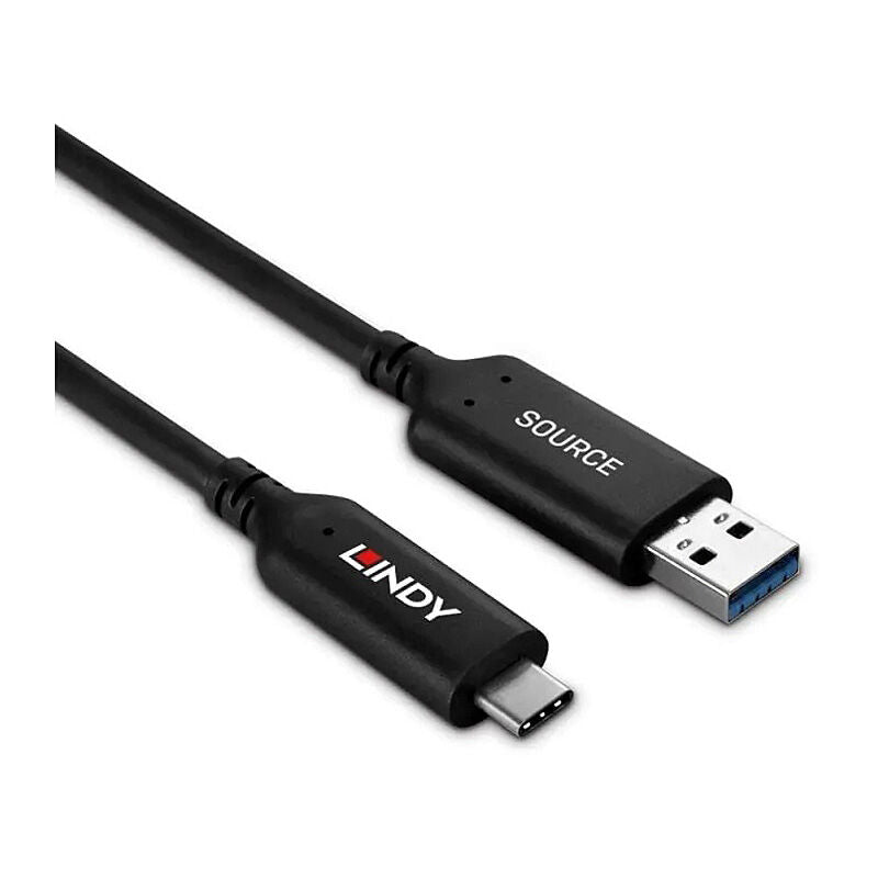 Lindy 25m USB-C Fibre Optic Cable - USB 3.2 Gen 1 A to C Lindy