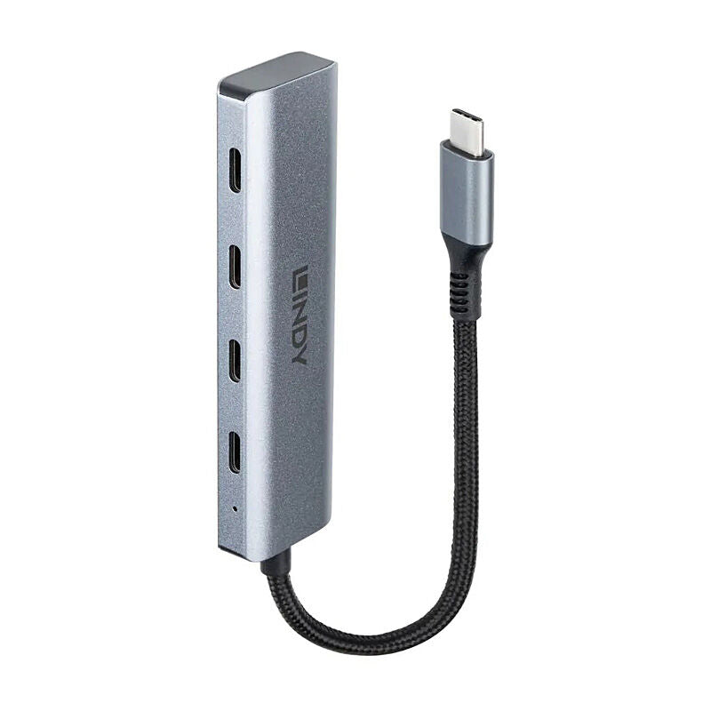 Lindy 4-Port USB-C Hub | USB 3.2 Gen 2 High-Speed Type C Hub Lindy