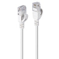 Lindy 1m CAT6A Ultra Slim Grey Network Cable | High-Speed Ethernet Lindy