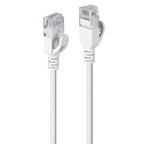 Lindy 1m CAT6A Ultra Slim Grey Network Cable | High-Speed Ethernet Lindy